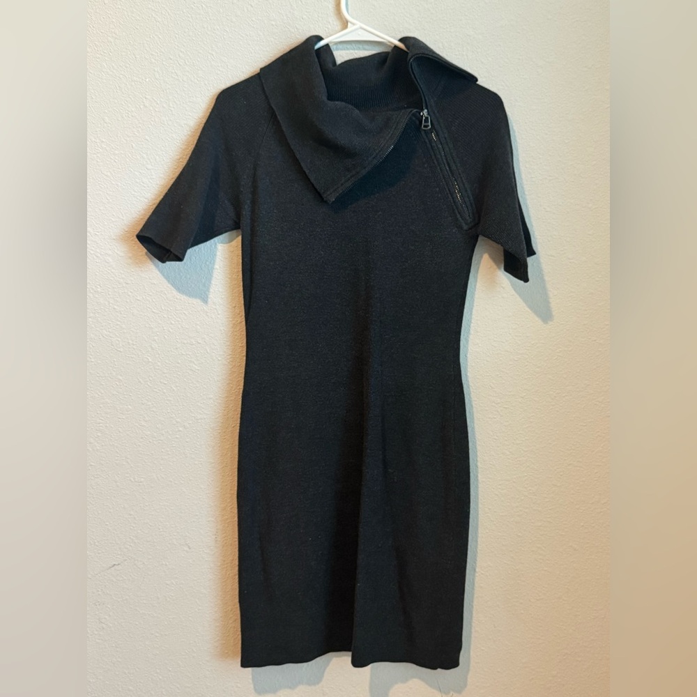 Calvin Klein Charcoal Sweater Dress